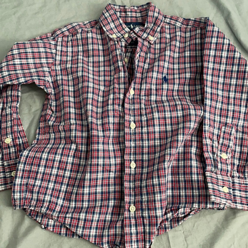 Ralph Lauren button down shirt 4/4t